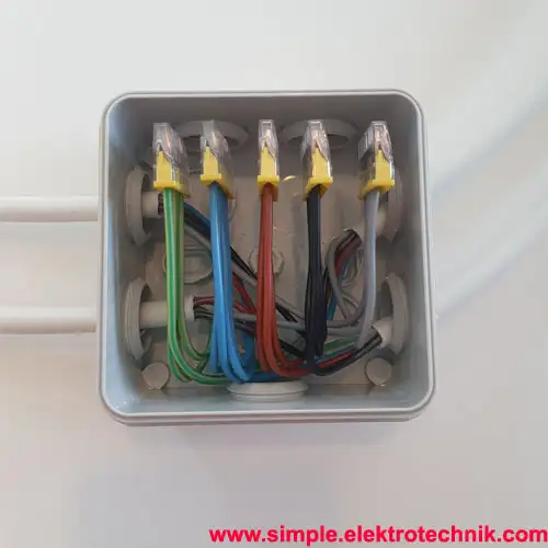 abzweigdose ap alle draehte geklemmt simple elektrotechnik abzweigdose ap alle draehte geklemmt simple elektrotechnik