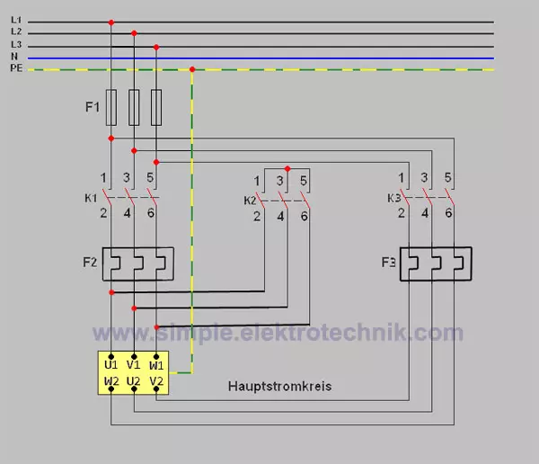 dahlanderschaltung simple elektrotechnik