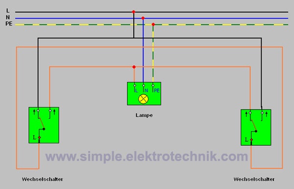 circuit cost-saving two-way switch simple electrical engineering circuit cost-saving two-way switch simple electrical engineering