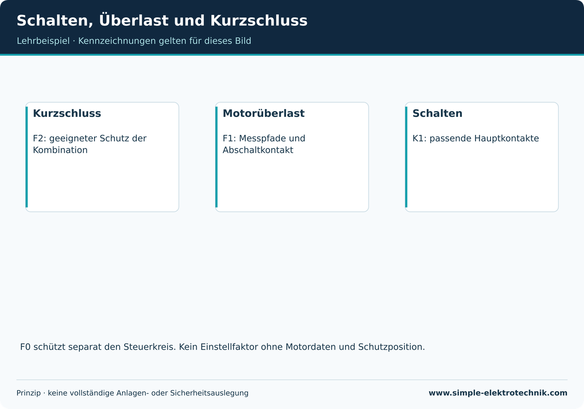 Schalten, Überlast und Kurzschluss Schalten, Überlast und Kurzschluss